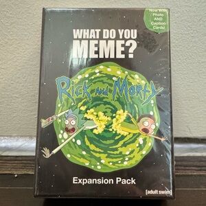 NWT Rick & Morty What Do You Meme? | Party Card Game